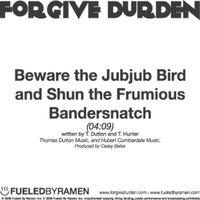Forgive Durden - Beware The Jubjub Bird And Shun The Frumious Bandersnatch
