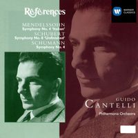 Guido Cantelli/Philharmonia Orchestra - Schubert:Symphony 8/Schumann:Symphony 4/Mendelssohn:Symphony 4