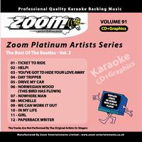 The Best of The Beatles (Karaoke) - Zoom Platinum Artists - Volume 91
