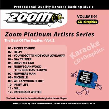 The Best of The Beatles (Karaoke) - Zoom Platinum Artists - Volume 91