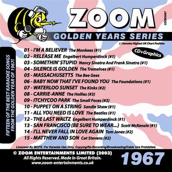 Various Artists - Zoom Karaoke Golden Years 1967