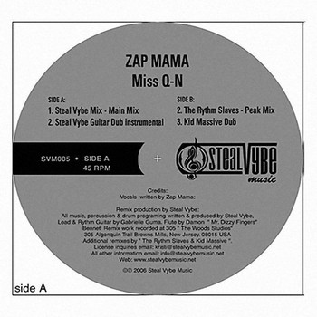 Zap Mama - Miss Q-N (Remixes)