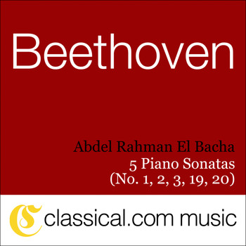 Abdel Rahman El Bacha - Ludwig van Beethoven, Piano Sonata No. 1 In F Minor, Op. 2 No. 1
