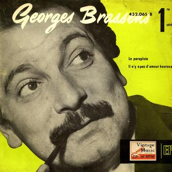Georges Brassens - Vintage French Song Nº 33 - EPs Collectors "Le Parapluie" (The First Recording)