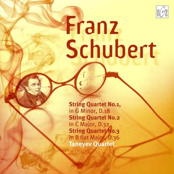 Franz  Schubert - String Quartet No.1 in various keys, D.18, String Quartet No.2 in C Major (fragment), D.32 String Quartet No.3 in B flat Major, D.36