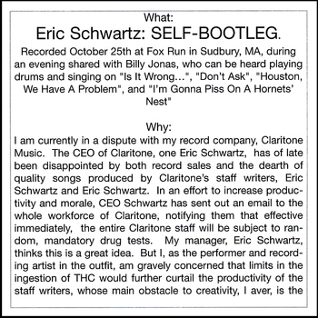 Eric Schwartz - Self-Bootleg