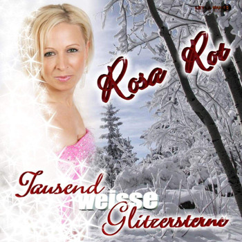 Rosa Rot - Tausend weisse Glitzersterne