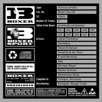 Various Artists - Boxer Compilation, Vol. 1