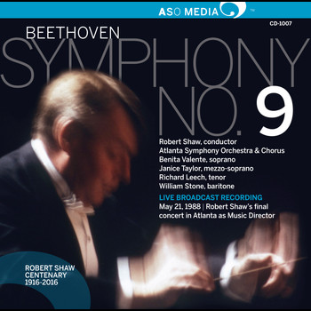 Atlanta Symphony Orchestra / Robert Shaw - Beethoven: Symphony No. 9 in D Minor, Op. 125 (Live)