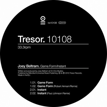 Joey Beltram - Gameform / Instant