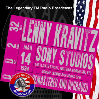 Lenny Kravitz - Legendary FM Broadcasts - Sony Studios Midtown Manhattan NYC 14th March 1994