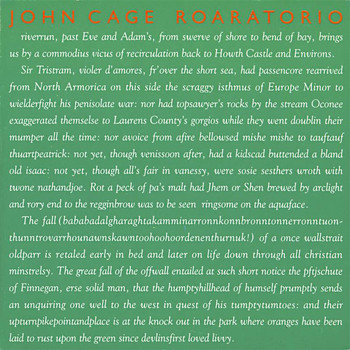 John Cage - Cage: Roaratorio