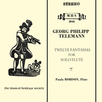 Paula Robison - Telemann: 12 Fantasias for Solo Flute, TWV 40:2-13