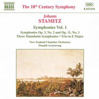 New Zealand Chamber Orchestra, Donald Armstrong - Stamitz, J.: Symphonies, Vol.  1