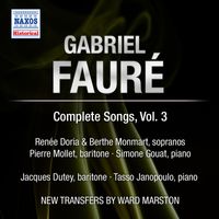 Renée Doria - Fauré: Complete Songs, Vol. 3