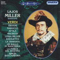 Lajos Miller - Miller, Lajos: Verdi Arias