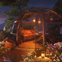 New Bliss - Nighttime Garden Dome Ambience with Calming Nature Sounds