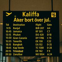 Kaliffa - Åker bort över julen