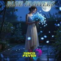 Disco Fever - Blue Flowers