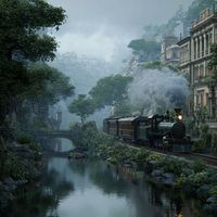 Dorian Pembroke - train to school