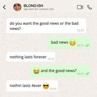 BLOND:ISH - nothin lasts 4ever