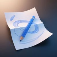 David Tate - Blue Pencil Note