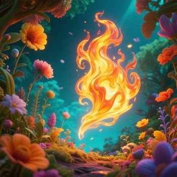Drifting Garden Flame