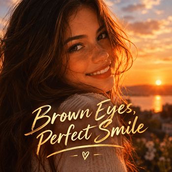 BROWN EYES, PERFECT SMILE