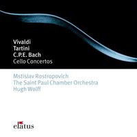 Mstislav Rostropovich - Vivaldi, Tartini & Bach, CPE : Cello Concertos (-  Elatus)