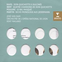 José Van Dam/Orchestre De L'Opéra National De Lyon/Kent Nagano - Ravel/Ibert/Martin/Poulenc - Songs