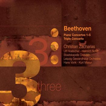 Christian Zacharias - Beethoven: Piano Concertos Nos. 1 - 5 & Triple Concerto