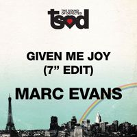 Marc Evans - Given Me Joy: 7" Edit