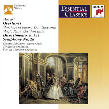 Thomas Schippers, Antonia Brico, George Szell, Bruno Walter, Philippe Entremont - Mozart: Overtures; Divertimento, K. 131; Symphony No.28, K. 200