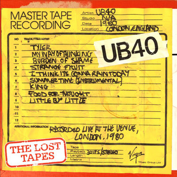 UB40 - The Lost Tapes - Live At The Venue 1980