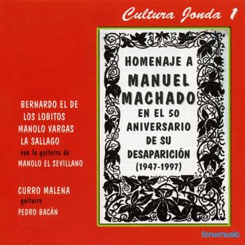 Various Artists - Cultura Jonda I. Homenaje a Manuel Machado