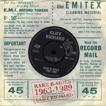Cliff Richard - Rare B-Sides 1963-1989