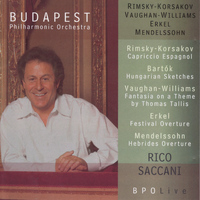 Budapest Philharmonic Orchestra - BPO Live: Rimsky-Korsakov, Bartók, Vaughan Williams, Erkel & Mendelssohn