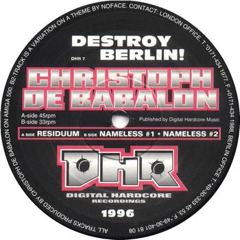 Christoph De Babalon - Destroy Berlin