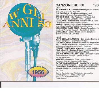 Various Artists - Canzoniere '56 - Canzoni Originali Del 1956