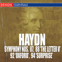 Various Artists - Haydn: Symphony Nos. 87, 88 "The Letter V", 92 "Oxford Symphony" & 94 "Mit dem Paukenschlag"