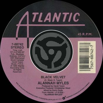 Alannah Myles - Black Velvet / If You Want To