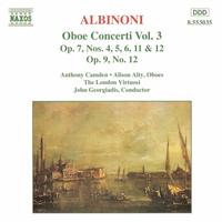 Anthony Camden - ALBINONI: Oboe Concertos, Vol.  3