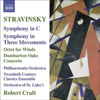Robert Craft - STRAVINSKY, I.: Symphony in C / Symphony in 3 Movements / Octet / Dumbarton Oaks (Craft) (Stravinsky