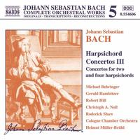 Helmut Muller-Bruhl - BACH, J.S.: Harpsichord Concertos, Vol.  3