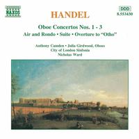 Anthony Camden - HANDEL: Oboe Concertos Nos. 1- 3 / Suite in G Minor