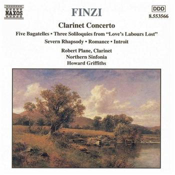 Robert Plane - FINZI: Clarinet Concerto / Five Bagatelles / Three Soliloquies / Romance