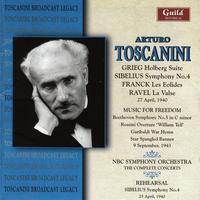 NBC Symphony Orchestra - TOSCANINI - Grieg - Sibelius - Franck - Ravel - 1940