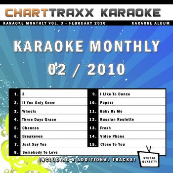 Charttraxx Karaoke - Karaoke Monthly Vol. 3 (February 2010)
