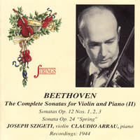 Joseph Szigeti - Beethoven: Violin Sonatas Op. 12, 24