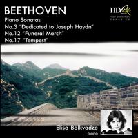 Eliso Bolkvadze - Piano Sonata No.3, Dedicated to Joseph Haydn; Piano Sonata No.12, Funeral March; Piano Sonata No.17, Tempest